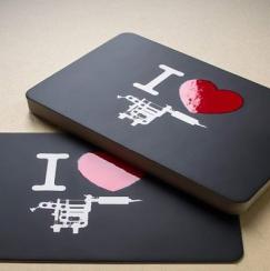 کارت ویزیت لمینت برجسته (استخوانی)